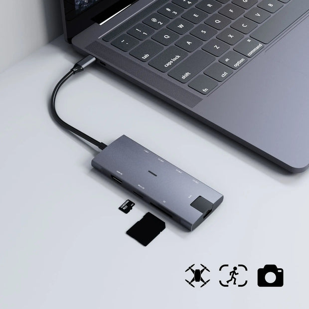 USB HUB Type C HUB 8in1 Docking Station 6/8/9 Port Multi Splitter Adapter for Macbook PC Computer Notebook Laptop Accessories