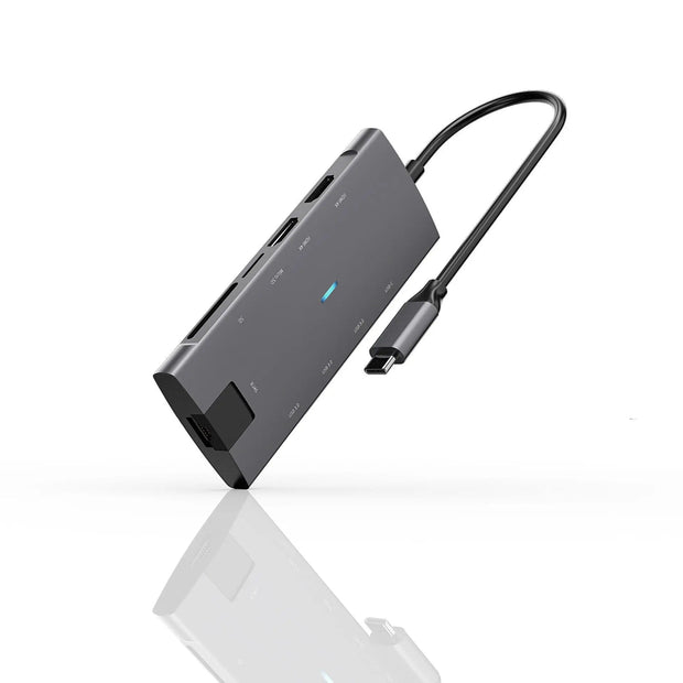 USB HUB Type C HUB 8in1 Docking Station 6/8/9 Port Multi Splitter Adapter for Macbook PC Computer Notebook Laptop Accessories
