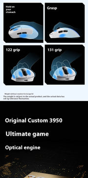 Rapoo Vt3pro Max Wireless Mouse Wired Dual Mode Paw3950 4k/8k Return Rate Ergonomics Lightweight Gaming Mice Laptop Accessories