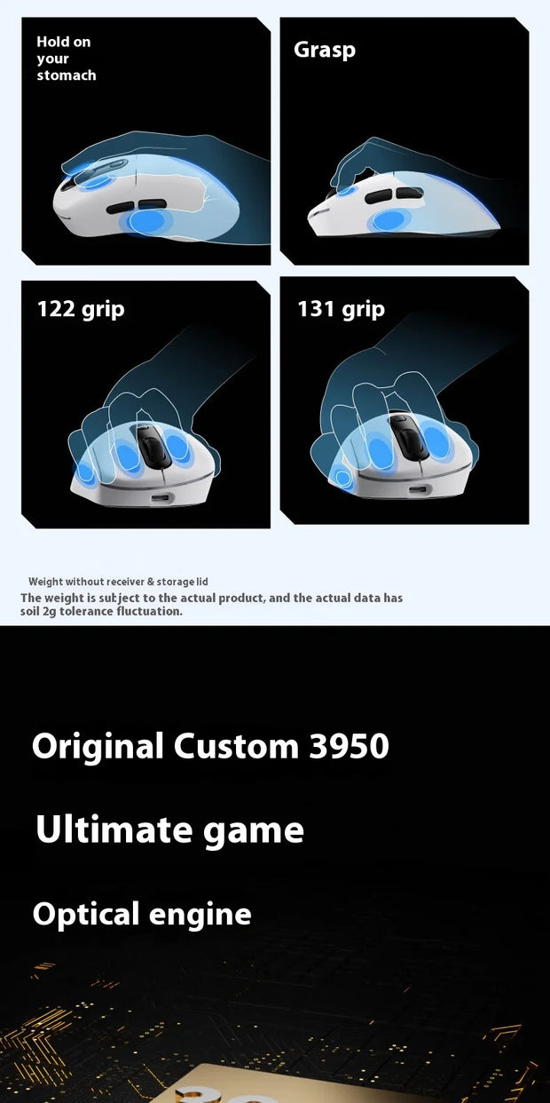 Rapoo Vt3pro Max Wireless Mouse Wired Dual Mode Paw3950 4k/8k Return Rate Ergonomics Lightweight Gaming Mice Laptop Accessories