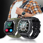 2023 Military Smart Watch Men K55 Bluetooth Smartwatch For Men Health Monitor IP68 Waterproof Watch For Android IOS Custom Dial