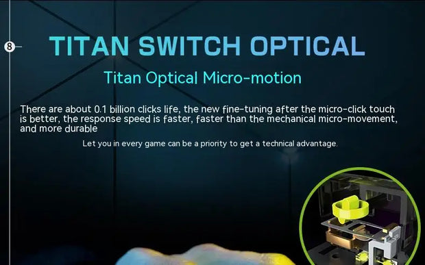Original Roccat KONE PRO AIR Wireless Mouse RGB Light Low Delay Gaming Mouse Ergonomics FPS Pc Gamer Mouse Laptop Accessories