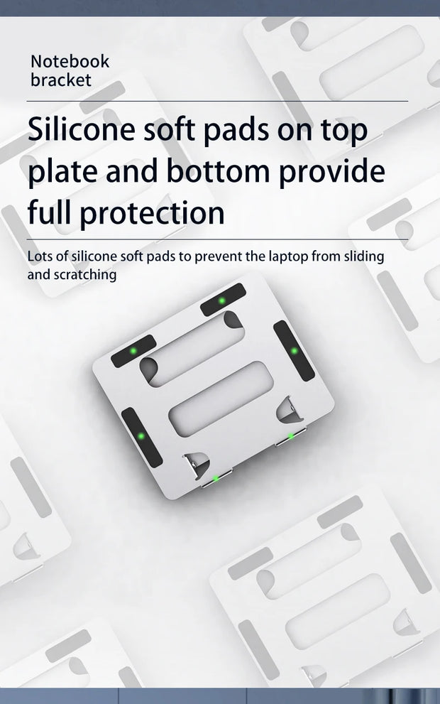 Laptop Stand Adjustable Aluminum Notebook Stand Compatible 10-17.3 Inch Laptop Portable Cooling Holder Accessories Laptop Holder