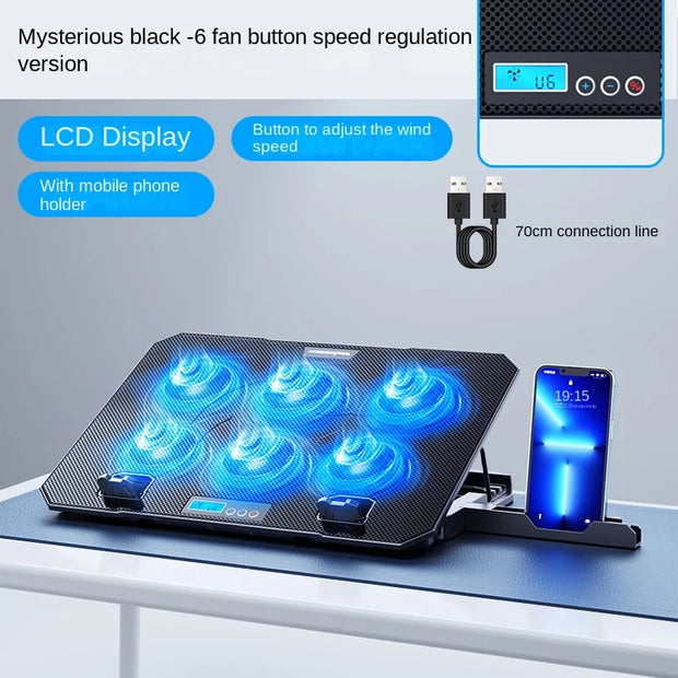 Laptop Heatsink Base Phone Stand Silent Laptop Fan Stand Plate Laptops Stand Notebook Stand Laptop Cooler Laptop Accessories New