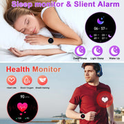 Smart Watch for Men Women Digital Mens Watches Make/Answer Call Mens Watches Run Smartwatch Android Phones iPhone Samsung