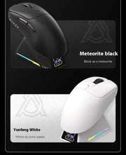 Ajazz Aj179apex Wireless Mouse Bluetooth 3Mode PAW3950 Sensor 8K with Magnetic Base E-sports Gaming Mouse PC Laptop Accessories