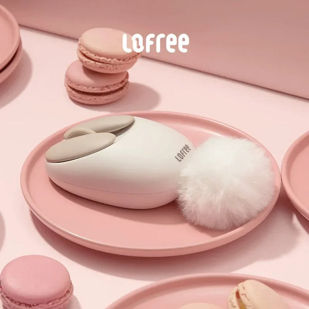 Lofree Small Flap Bluetooth Wireless Mouse Girl Air Mouse for Computer Mini Pc Game Mice Gaming Laptop Accessories Diy Deskto