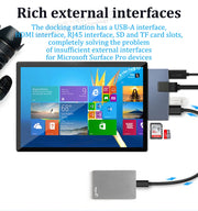 MST HUB USB Connect Dock 2x HDMI Mini DP 4K 60HZ for Microsoft Surface Pro Surface Book Surface Go Surface Laptop Accessories