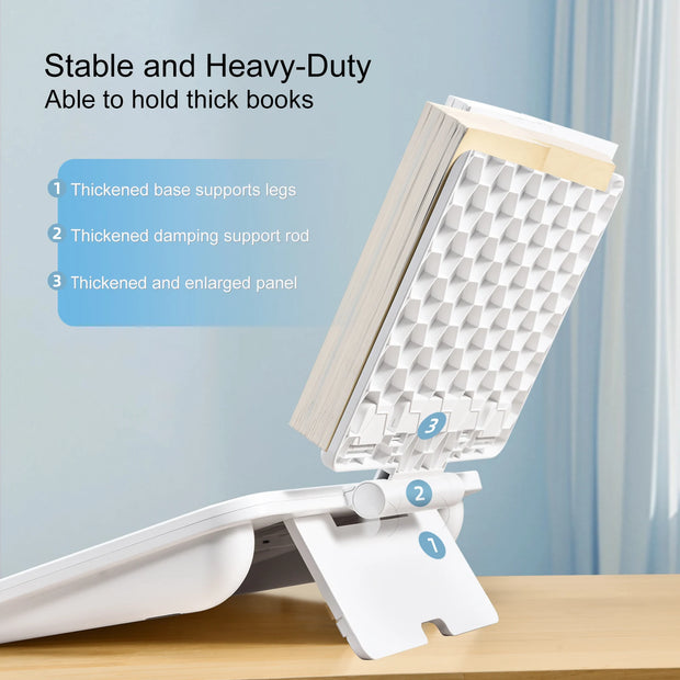 Oatsbasf  Adjustable Laptop Table Notebook Support Holder Dual-layer Reading Stand Tablet Bracket Macbook Accessory Laptop Riser
