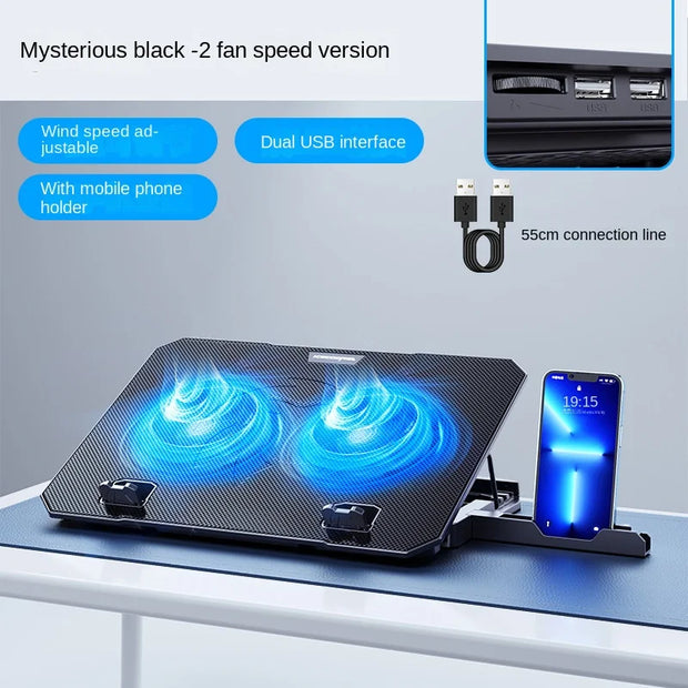 Laptop Heatsink Base Phone Stand Silent Laptop Fan Stand Plate Laptops Stand Notebook Stand Laptop Cooler Laptop Accessories New