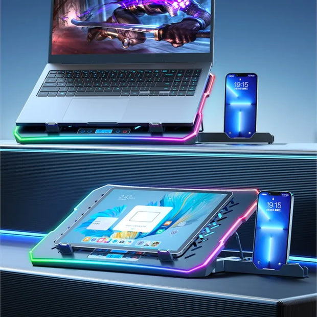 Laptop Heatsink Base Phone Stand Silent Laptop Fan Stand Plate Laptops Stand Notebook Stand Laptop Cooler Laptop Accessories New
