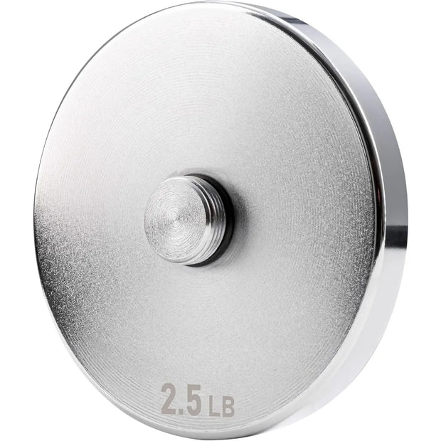 2.0 Upgraded Adjustable Steel Dumbbells Plates, Diameter 4.7 inches, Thickness 0.6 inches, Compatible