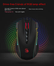 Original J90s Gaming Mouse Low Delay Ergonomics RGB Light Wired Mouse FPS Pc Gamer Mouse Laptop Accessories Computer Office