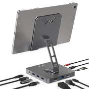 11-in-1 Hub Stand Type-C Dock Station 4K60Hz PD100W Rotary-Folding Holder Laptop Accessories Dropshipping