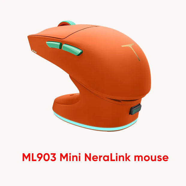 Thunderobot ML903 Mini NearLink Gaming Mouse Tri-Mode Bluetooth Wireless Mouse Charging Base For Pc Gamer Laptop Accessories