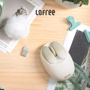 Lofree Small Flap Bluetooth Wireless Mouse Girl Air Mouse for Computer Mini Pc Game Mice Gaming Laptop Accessories Diy Deskto