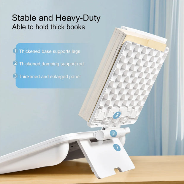 Oatsbasf  Adjustable Laptop Table Notebook Support Holder Dual-layer Reading Stand Tablet Bracket Macbook Accessory Laptop Riser