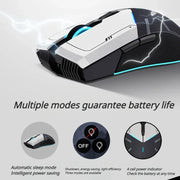 THUNDEROBOT ML701 Wireless Mouse Dual-mode Long Battery Life Lightweight Ergonomic Gaming Mouse PC Gamer Laptop Accessories Gift