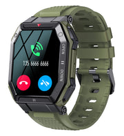 2023 Military Smart Watch Men K55 Bluetooth Smartwatch For Men Health Monitor IP68 Waterproof Watch For Android IOS Custom Dial