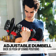 Dumbbells Set of 2 (52.5 lbs x 2) - Dumbbell Set for Men & Women, Full-Body Home Gym Workouts, Sturdy & Durable with Storage