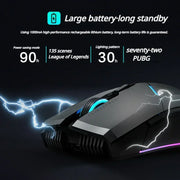 THUNDEROBOT ML701 Wireless Mouse Dual-mode Long Battery Life Lightweight Ergonomic Gaming Mouse PC Gamer Laptop Accessories Gift