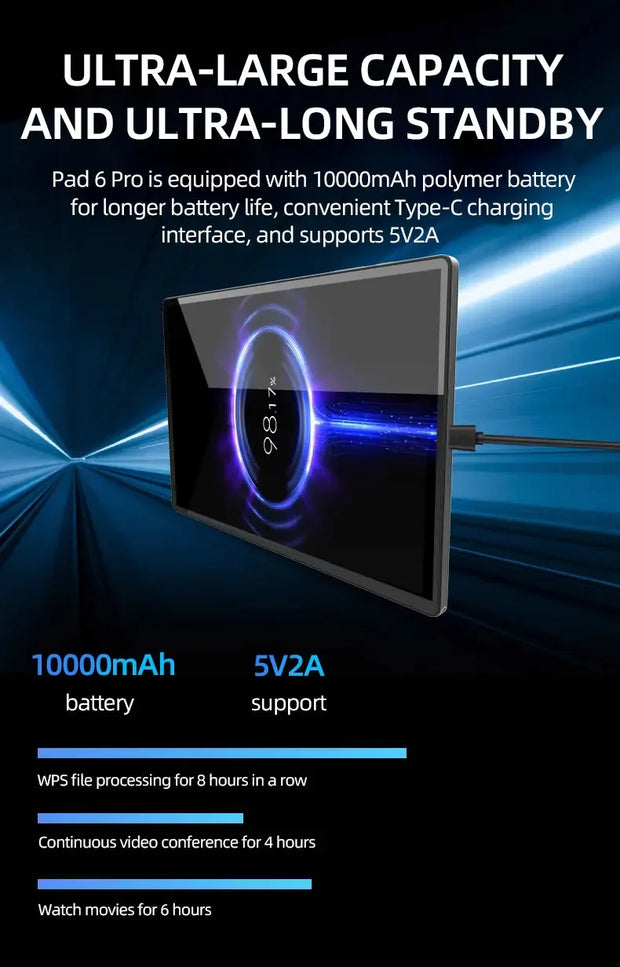 2024 NEW Original MI Pad 7 Pro Tablet 11inch Snapdrago 8gen2  HD 4K Android 14 16GB+1T 10000mAh 5G Dual SIM WiFi GPS Tablet PC