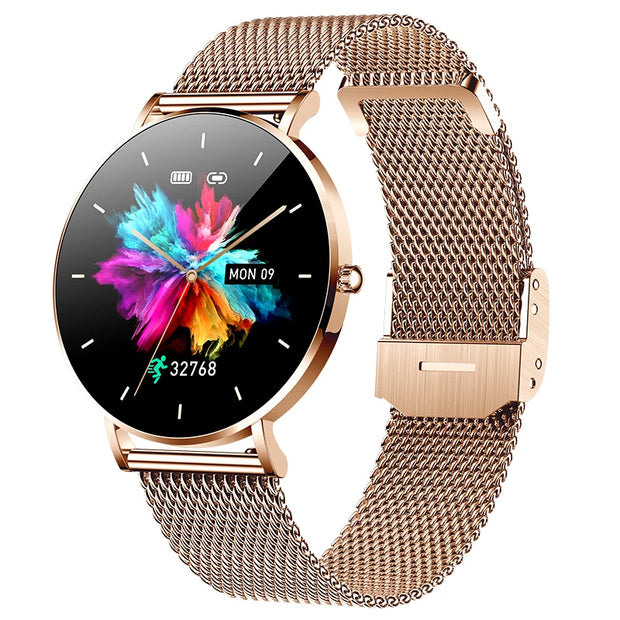 2024 New Ultra Thin Men Smart Watch For Women Full Touch Screen IP67 Waterproof Lady Watches Sports Fitness Tracker Smartwatch