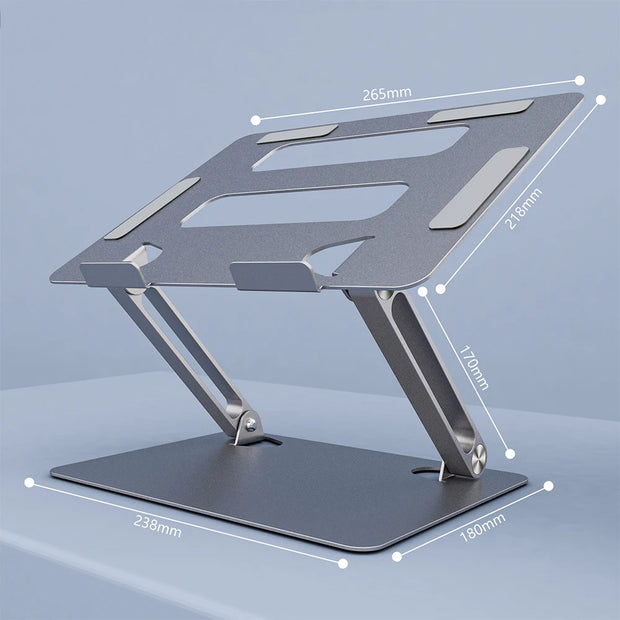 Laptop Stand Adjustable Aluminum Notebook Stand Compatible 10-17.3 Inch Laptop Portable Cooling Holder Accessories Laptop Holder