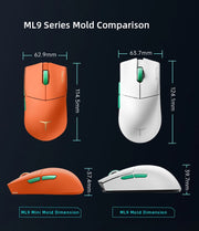 Thunderobot ML903 Mini NearLink Gaming Mouse Tri-Mode Bluetooth Wireless Mouse Charging Base For Pc Gamer Laptop Accessories