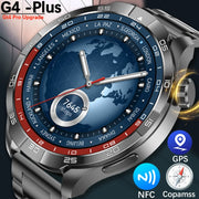 New Outdoor Sport Smart Watch Men 1.85inch AMOLED Screen NFC GPS Compass Health Waterproof Bluetooth Call SmartWatch For HUAWEI