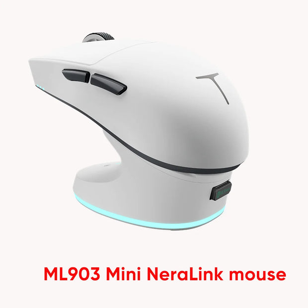 Thunderobot ML903 Mini NearLink Gaming Mouse Tri-Mode Bluetooth Wireless Mouse Charging Base For Pc Gamer Laptop Accessories