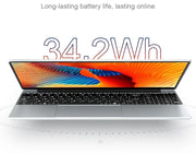 15.6 inch Laptops Office Fingerprint Unlock Notebook 16GB 1TB Windows 11 Pro Gaming Laptops Computer Intel i7-8500Y Notebook PC