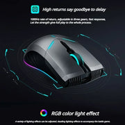 THUNDEROBOT ML701 Wireless Mouse Dual-mode Long Battery Life Lightweight Ergonomic Gaming Mouse PC Gamer Laptop Accessories Gift