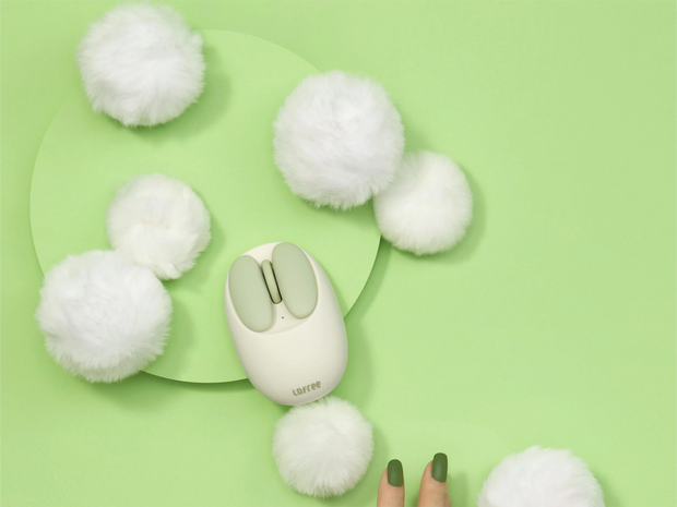 Lofree Small Flap Bluetooth Wireless Mouse Girl Air Mouse for Computer Mini Pc Game Mice Gaming Laptop Accessories Diy Deskto