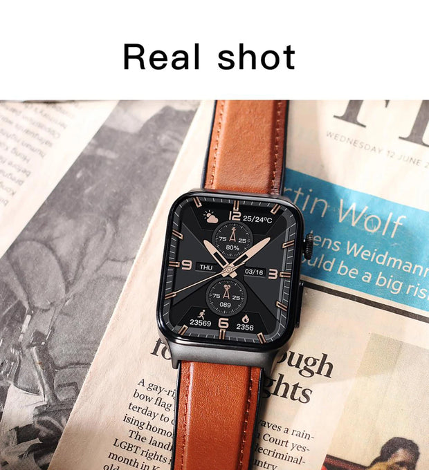 2023 Smart Watch Call And Message Reminder1.83-inch 240*284 HD Touch Screen Music Play Earbuds Sport Fitness Smartwatch