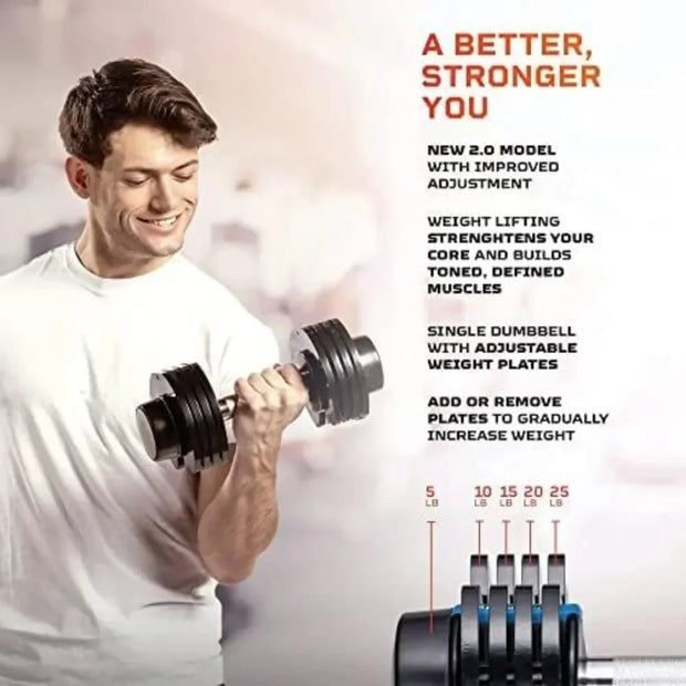 Adjustable Dumbbells - 15Lb 25Lb 43Lb 55Lb 90Lb 6in1 Dumbbells Adjustable Weight Steel, Compact Quick Adjustable Dumbbells Set