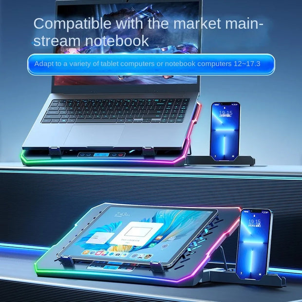 Laptop Heatsink Base Phone Stand Silent Laptop Fan Stand Plate Laptops Stand Notebook Stand Laptop Cooler Laptop Accessories New