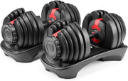 Dumbbells Set of 2 (52.5 lbs x 2) - Dumbbell Set for Men & Women, Full-Body Home Gym Workouts, Sturdy & Durable with Storage