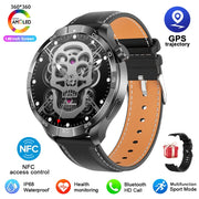 New Outdoor Sport Smart Watch Men 1.85inch AMOLED Screen NFC GPS Compass Health Waterproof Bluetooth Call SmartWatch For HUAWEI