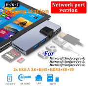MST HUB USB Connect Dock 2x HDMI Mini DP 4K 60HZ for Microsoft Surface Pro Surface Book Surface Go Surface Laptop Accessories