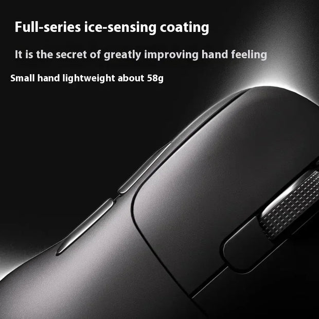 Ajazz Aj179apex Wireless Mouse Bluetooth 3Mode PAW3950 Sensor 8K with Magnetic Base E-sports Gaming Mouse PC Laptop Accessories