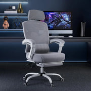 Office Computer Desk Chair, Gaming Chairs for Adults, High-Back Mesh Rolling Swivel Reclining Chairs with Wheels, Comfortable Lu