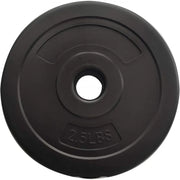 AQBalanceFrom Fitness 40 All Purpose Vinyl Weight Dumbbell Set with 2.5 7.5 Pound Weights and Collar Locks,14 Pi