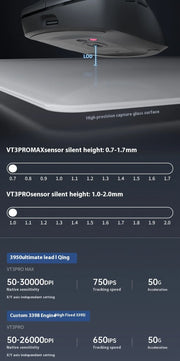 Rapoo Vt3pro Max Wireless Mouse Wired Dual Mode Paw3950 4k/8k Return Rate Ergonomics Lightweight Gaming Mice Laptop Accessories