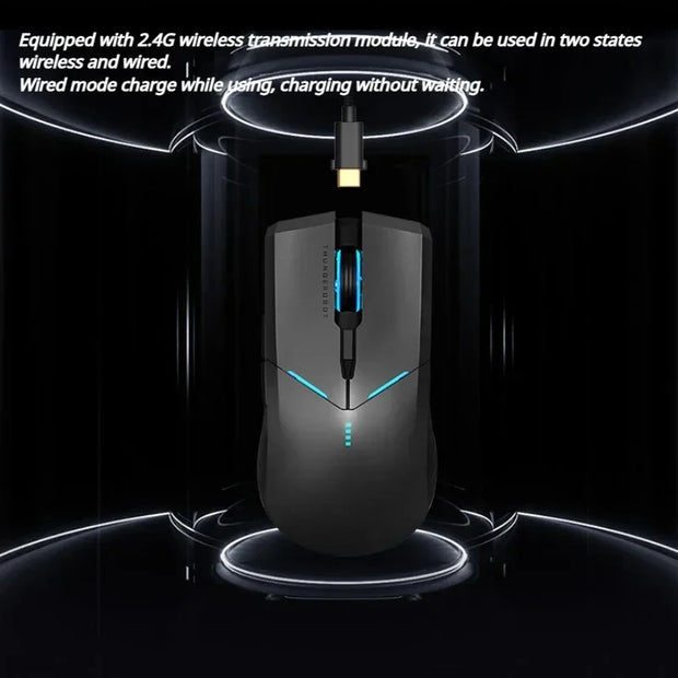 THUNDEROBOT ML701 Wireless Mouse Dual-mode Long Battery Life Lightweight Ergonomic Gaming Mouse PC Gamer Laptop Accessories Gift