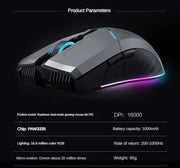 THUNDEROBOT ML701 Wireless Mouse Dual-mode Long Battery Life Lightweight Ergonomic Gaming Mouse PC Gamer Laptop Accessories Gift