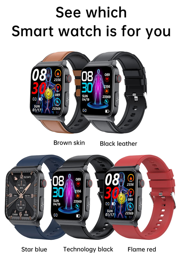 2023 Smart Watch Call And Message Reminder1.83-inch 240*284 HD Touch Screen Music Play Earbuds Sport Fitness Smartwatch