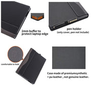 Laptop Cover Case for HP 250 255 G8 G9 15.6 Inch Sleeve,2 in 1 PU leather Protective Bag Accessories Skin Gifts