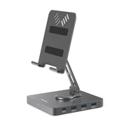 11-in-1 Hub Stand Type-C Dock Station 4K60Hz PD100W Rotary-Folding Holder Laptop Accessories Dropshipping